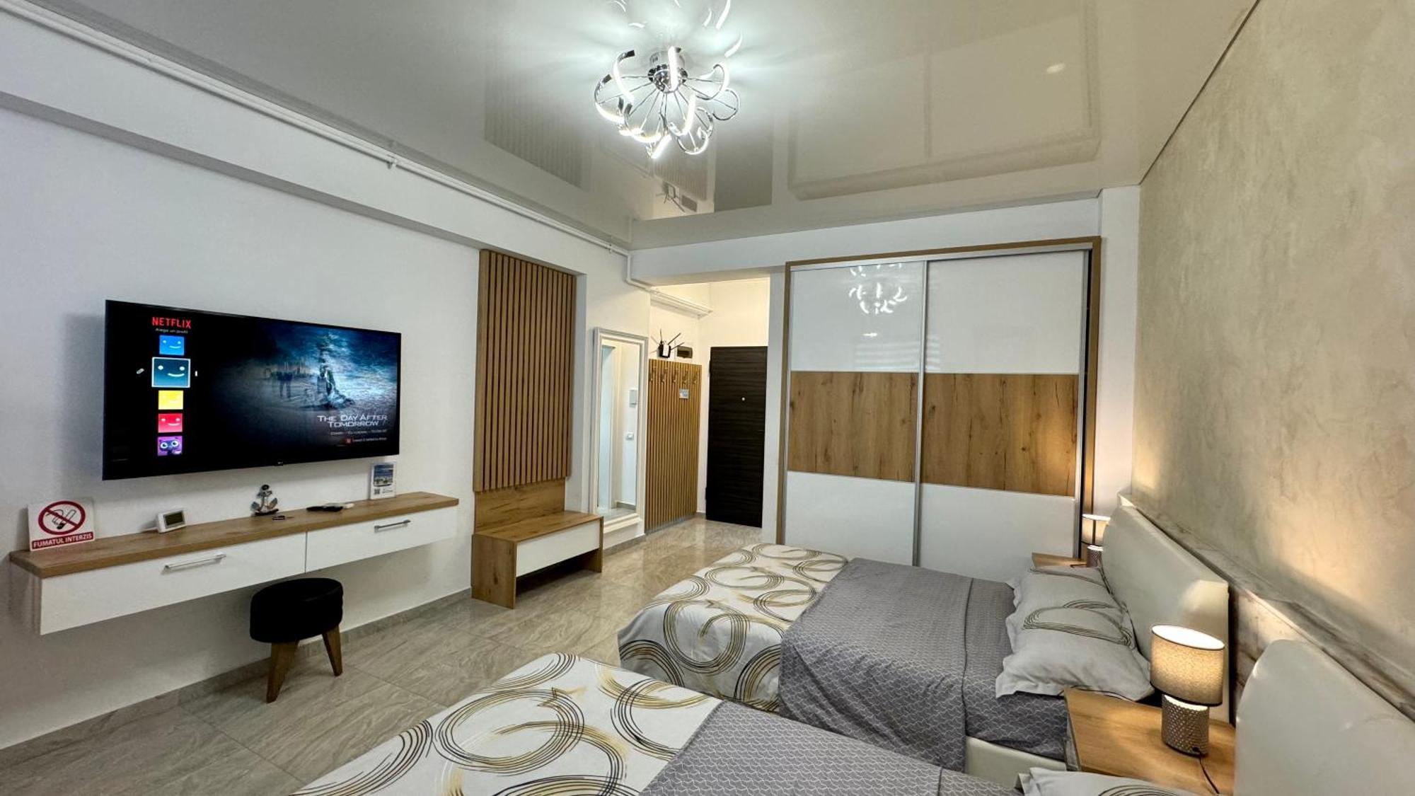 Seaview Deluxe Double Studio - Beachfront Resort Năvodari 외부 사진